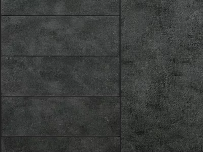 Dark Textured Construction Panels With Modern Design And Smooth Surface 3d model