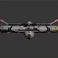 Futuristic Ring Shaped Spacecraft With Winged Structure For Cosmic Exploration Missions