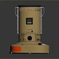 Portable Electric Heater With Metal Mesh Cover For Home Use Black Top Beige Base Controls
