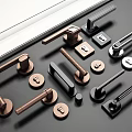 Modern Door Handle 3d model