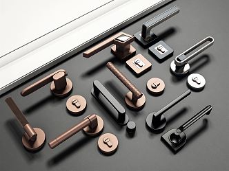 Modern Door Handle 3d model