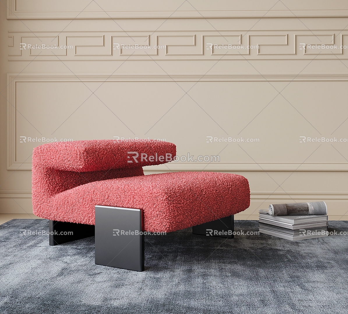 modern sofa stool leisure chair stool model