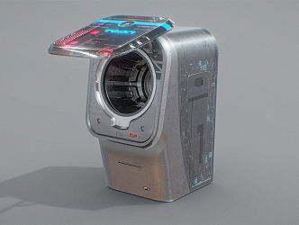 Industrial LOFT WASHING MACHINE 3d model