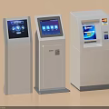 Smart Machines Self Service Kiosks With Digital Screens Three Styles For Payment Services
