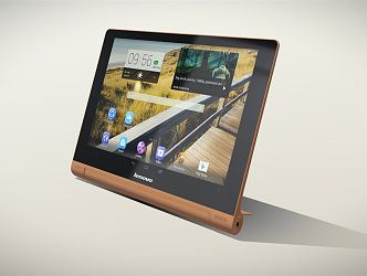 Modern Tablet Lenovo HD Gold 3d model