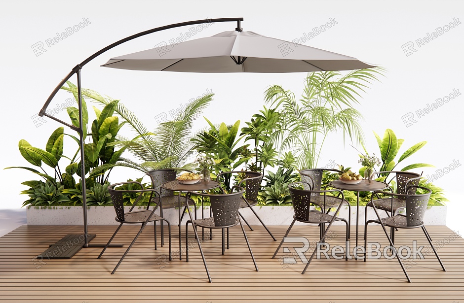 Modern outdoor tables and chairs model