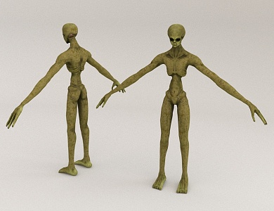 ET Alien UFO 3d model