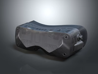 Modern VR Headset Entertainment Device With Immersive Visual And Audio Experience 3d model