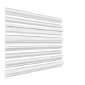Architectural Decorative Moldings with Various Profiles and White Finish for Home Decoration