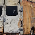 Rusty Van With Corroded Body And Damaged Parts