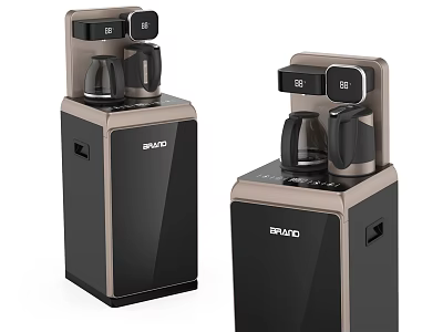 SKG Modern Black And Gold Countertop Coffee Makers For Home Kitchen Use 3d model