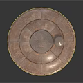 Industrial Metal Storage Tank Featuring Cylindrical Design Covered Lid And Rustic Surface