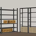 Modern Shelf Storage Rack Express Rack 3d model