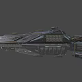 Weapons Sci-Fi Battleship 3d model