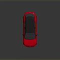 Red Chevrolet SUV With Black Roof And Modern Sleek Exterior Design
