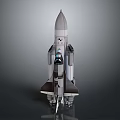 Realistic Space Shuttle Model With Fuselage Wings Engines And Detailed Design 3d model