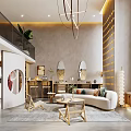 Modern Beauty Hair Salon Interior Design With Wooden Cabinets Corridor And Decor