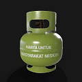 Green 15kg Gas Cylinder From Nigeria Petroleum Marketing As Household Item