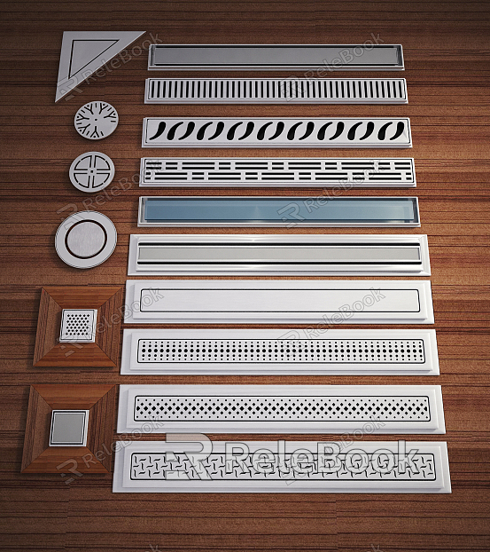 Modern vent floor drain model