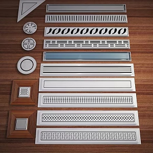 Modern vent floor drain 3d model