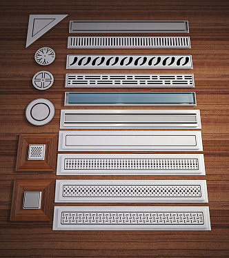 Modern vent floor drain 3d model