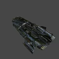 Weapon Spaceship 3d model