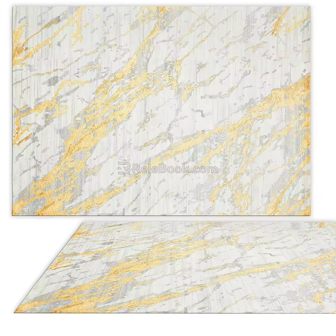 New Chinese Style Simple Carpet Simple Carpet Living Room Carpet Pattern Carpet Decorative Carpet 3d model