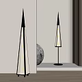 Floor lamp combination 3d model