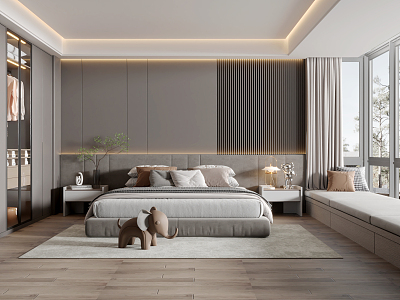 Modern Bedroom 3d model