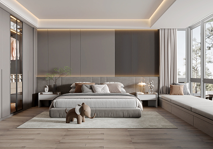 Modern Bedroom 3d model