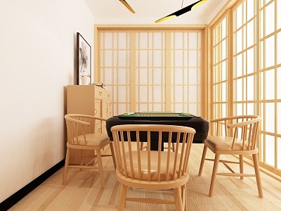 Japanese Mahjong Room Leisure Home model