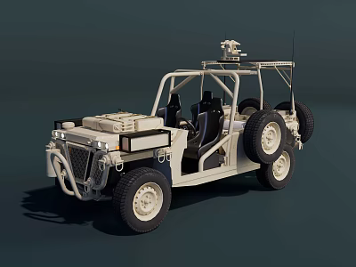 Field SUV Jeep 3d model