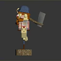 Toy Pixel Figure Toy Next Generation Item 3 Print 3d model
