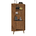 Log Locker Ornaments Wall Cabinet Bookcase Shoe Cabinet End View Desk Radio Cupboard Sideboard Decorative Cabinet 3d model