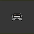 White Electric Car With Black Roof Sleek Design Black Wheels And Brown Interior