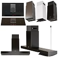 Sleek Modern Kitchen Range Hoods In Black And White With Various Designs