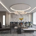 New Chinese-style private rooms 3d model