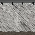 Modern Gray Stone Texture Background Wall With Natural Layered Surface Pattern Design 3d model