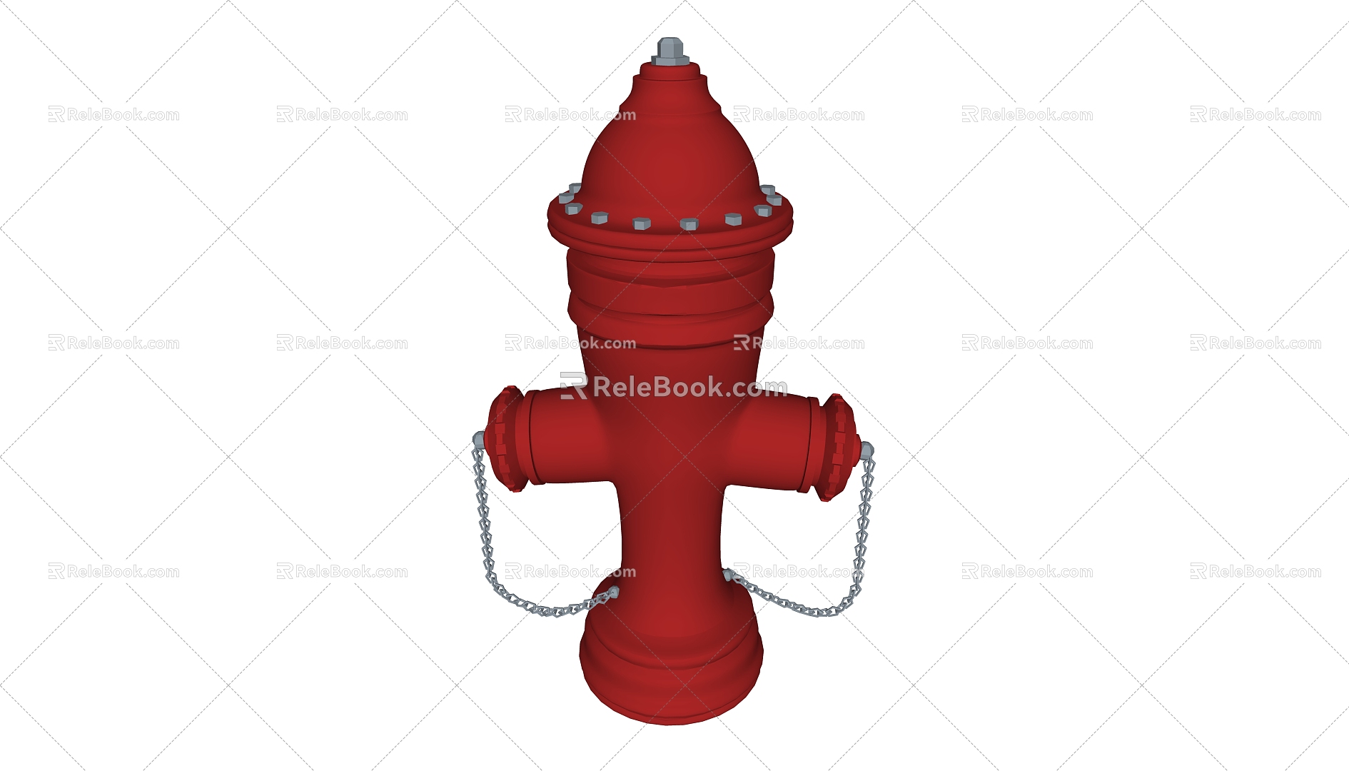 modern fire hydrant 3d model