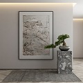 New Chinese Decorative Painting 3d model