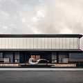 Modern Demonstration Area Landscape 3d model