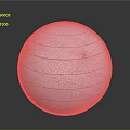 Stone Sphere Decorative Structure Made With Layered Blocks And Textured Surface 3d model