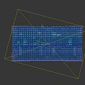 Black Perforated Flat Panel With Small Holes And Rectangular Surface Design