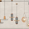 Modern chandelier 3d model