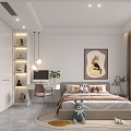 Modern Children's Room Daughter Room Bedroom 3d model