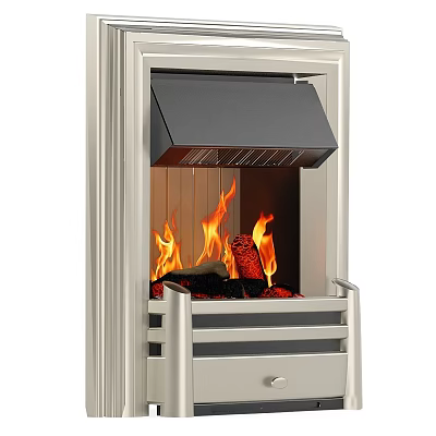 Modern Minimalist Fireplace 3d model