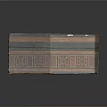 Decorative Octagonal Storage Box With Intricate Inlaid Geometric Patterns And Colorful Details