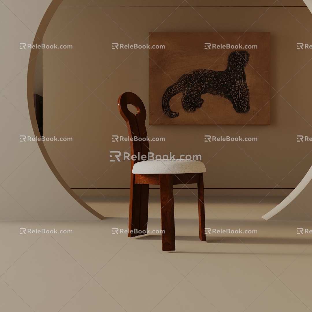 Modern Dining Chair 3d model