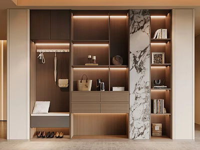 Modern Shoe Cabinet Italian Shoe Cabinet Entrance Shoe Cabinet Entrance Display Cabinet Bookcase Entrance Partition