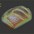 Freshly Baked Artisan Bread With Golden Brown Crust And Soft Interior
